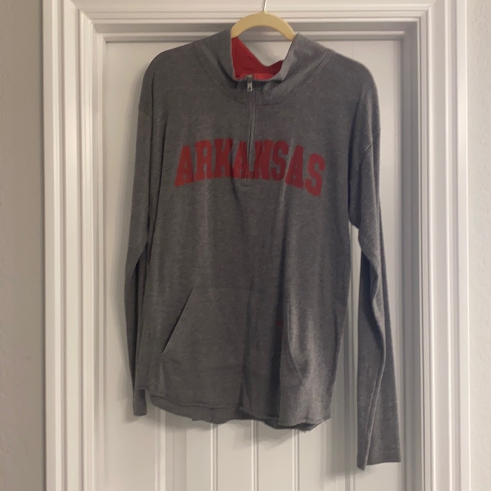 Arkansas Razorback quarter zip Pullover